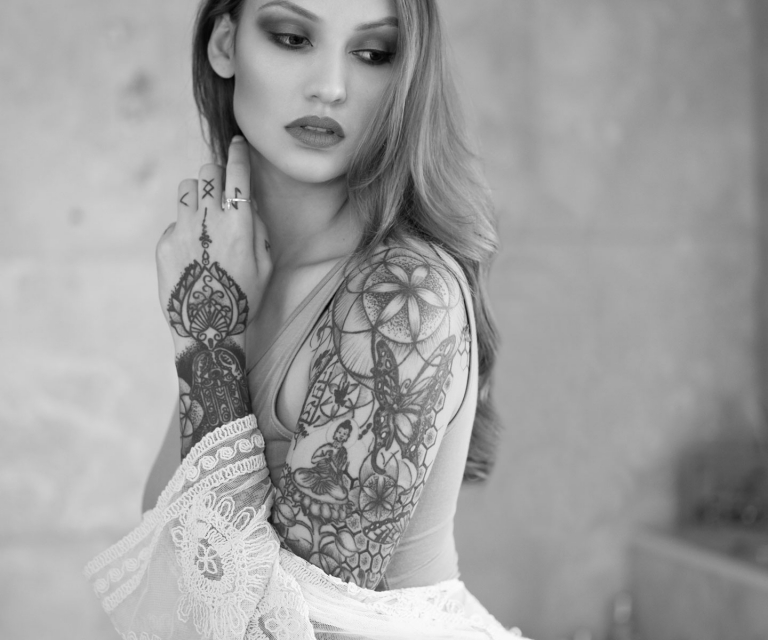 Girl-in-white